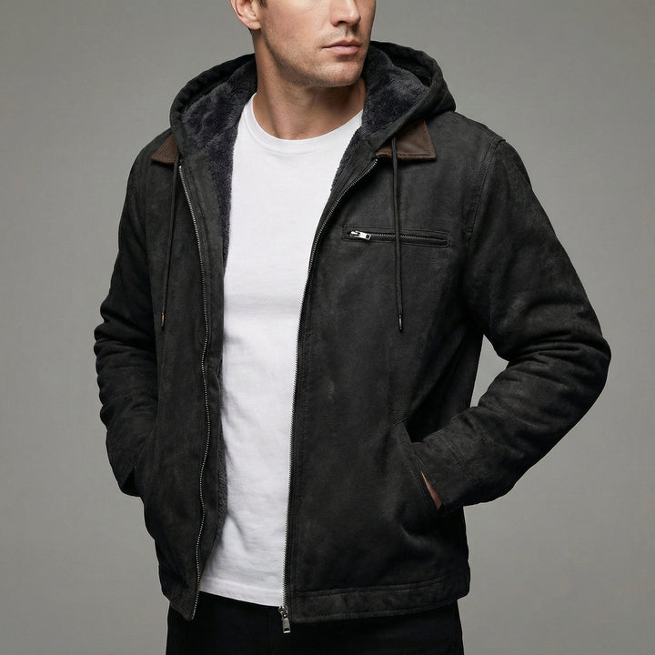 Mens Utility Winter Coat with Zip Pockets