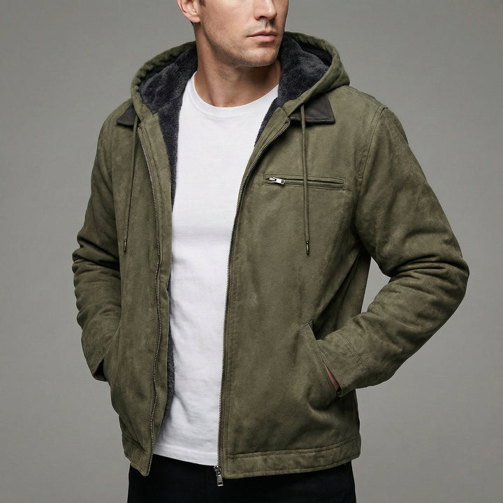 Mens Utility Winter Coat with Zip Pockets