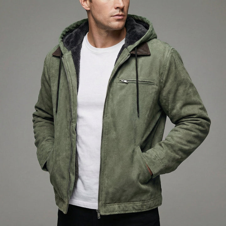 Mens Utility Winter Coat with Zip Pockets