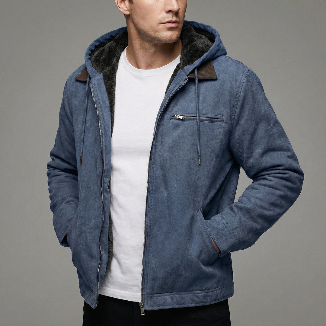 Mens Utility Winter Coat with Zip Pockets