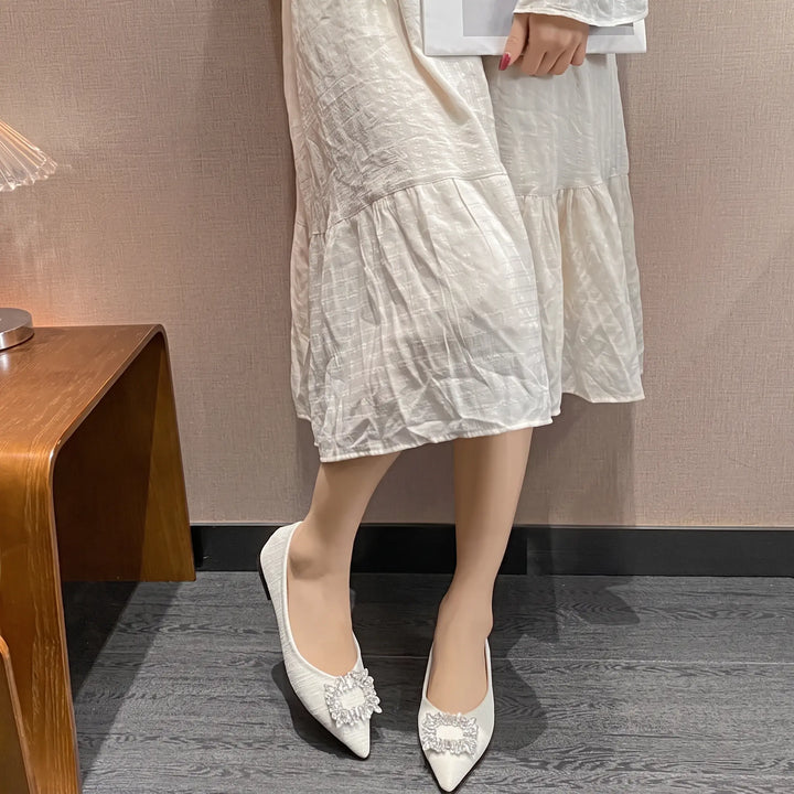 Kaelan - Embellished Pointed Flats