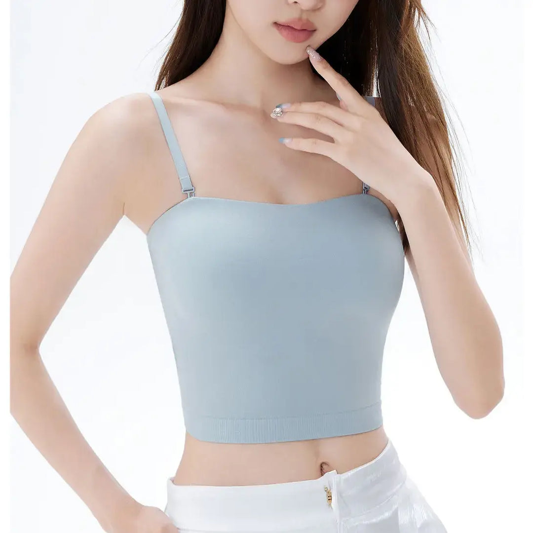 Zykos - Seamless Camisole Built-in Bra Versatile Top