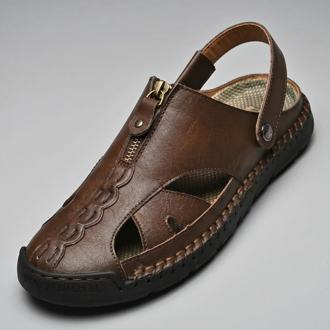 Earthy dark brown Riveno men&