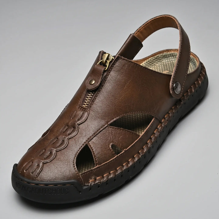Earthy dark brown Riveno men&