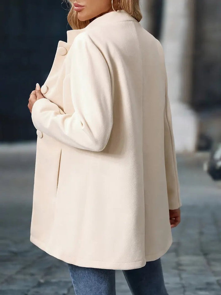 Stand Collar Longline Blazer Jacket