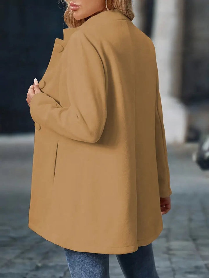 Stand Collar Longline Blazer Jacket