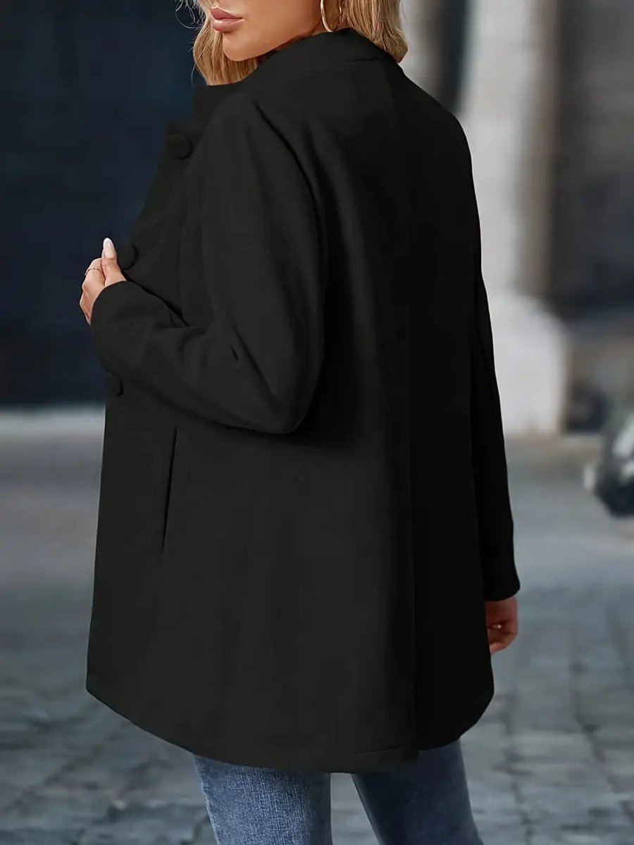 Stand Collar Longline Blazer Jacket