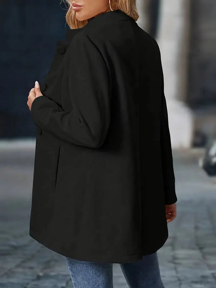 Stand Collar Longline Blazer Jacket