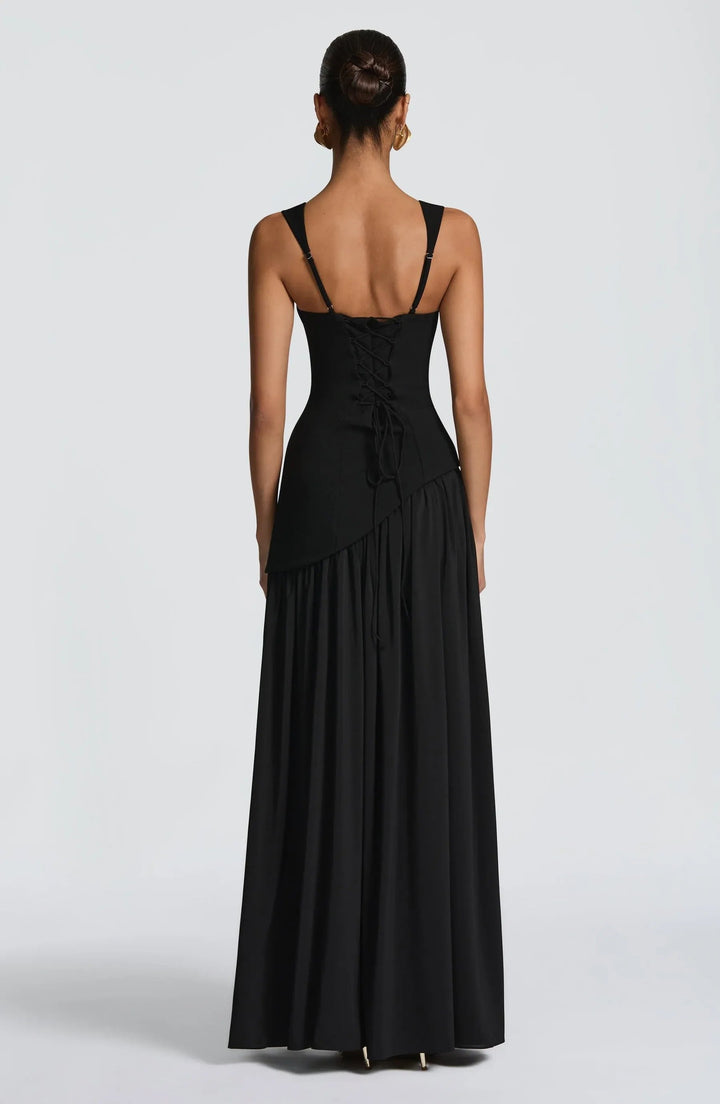 A-Line Sleeveless Maxi Dress