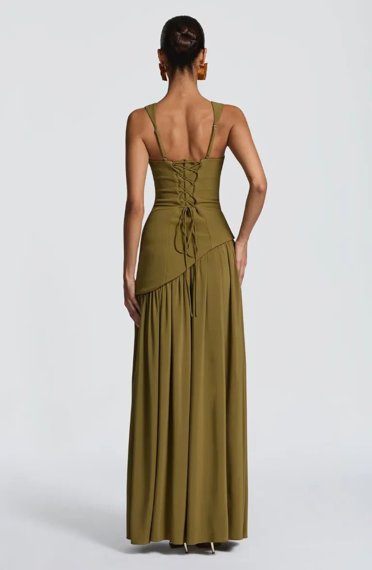 A-Line Sleeveless Maxi Dress