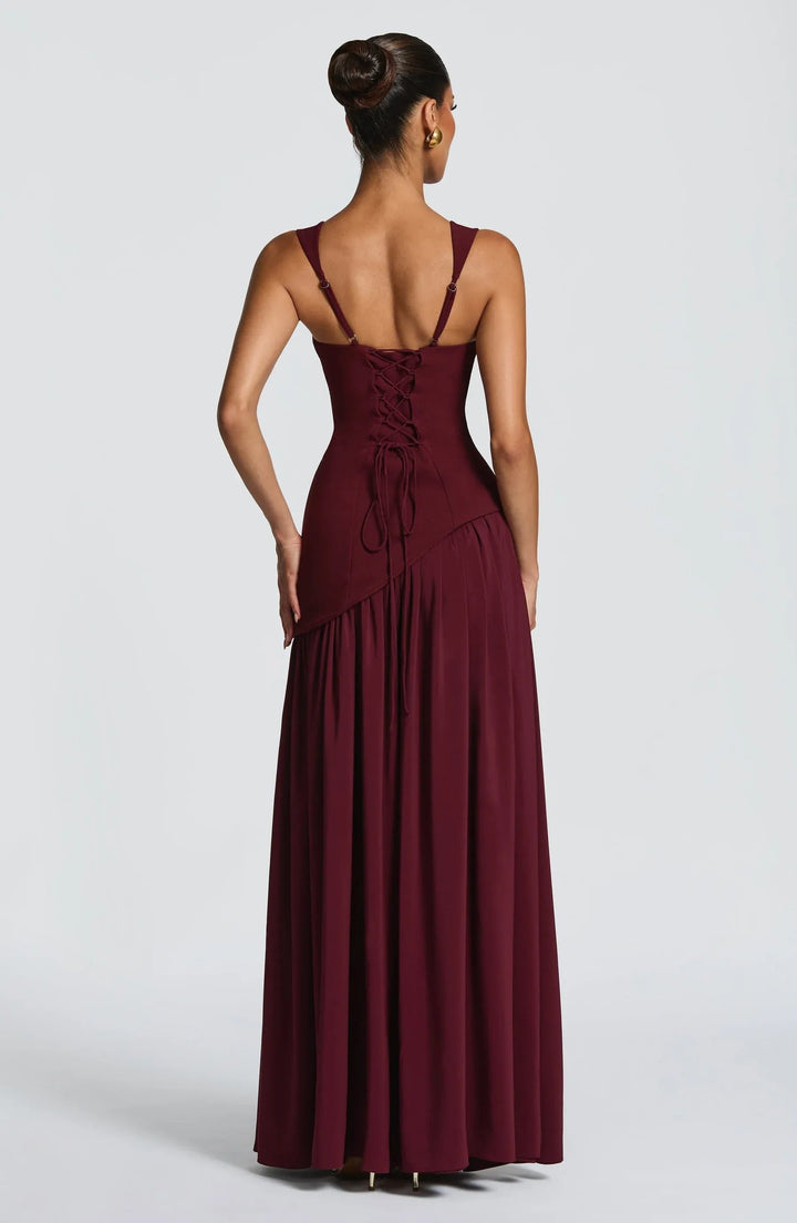 A-Line Sleeveless Maxi Dress
