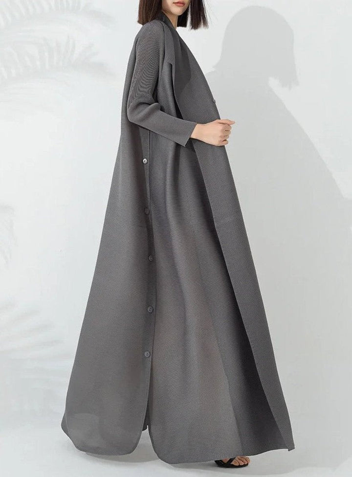 Belted A-Line Longline Coat