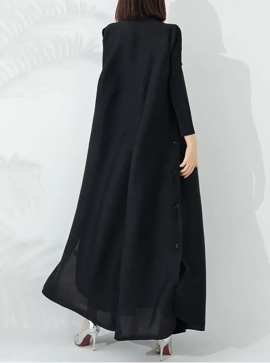 Belted A-Line Longline Coat