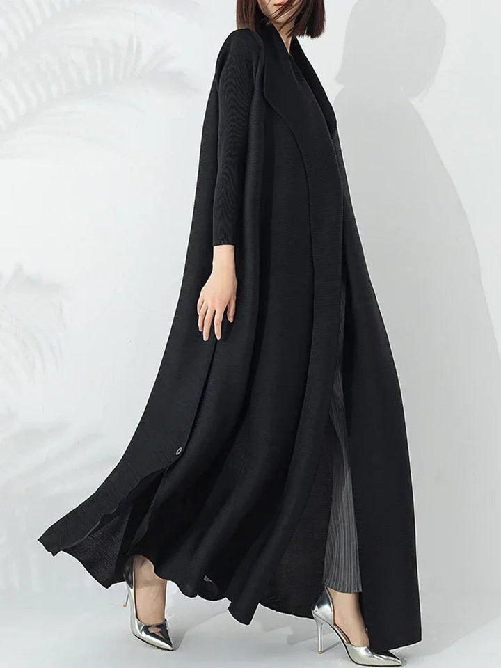 Belted A-Line Longline Coat