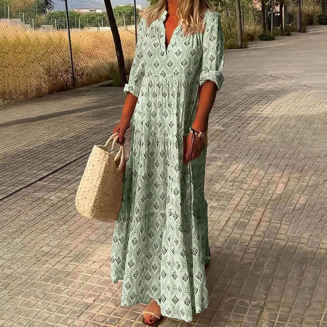 Floral Tiered Maxi Dress