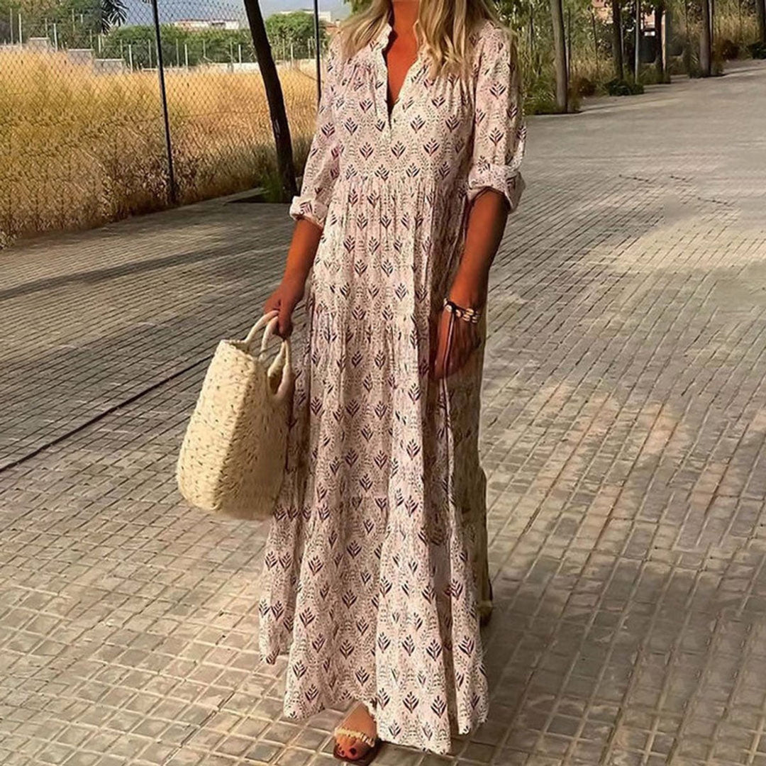 Floral Tiered Maxi Dress