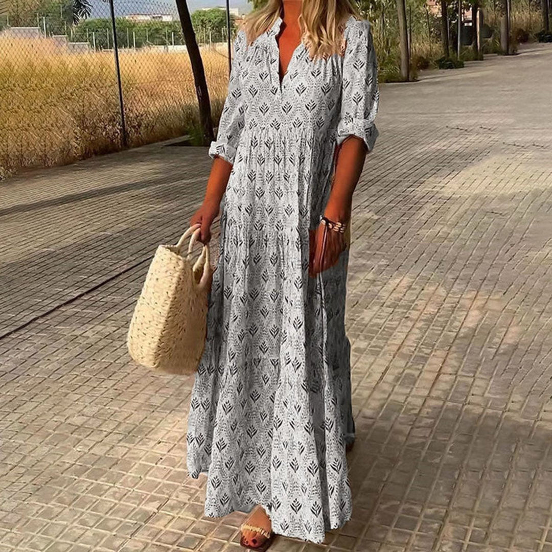 Floral Tiered Maxi Dress