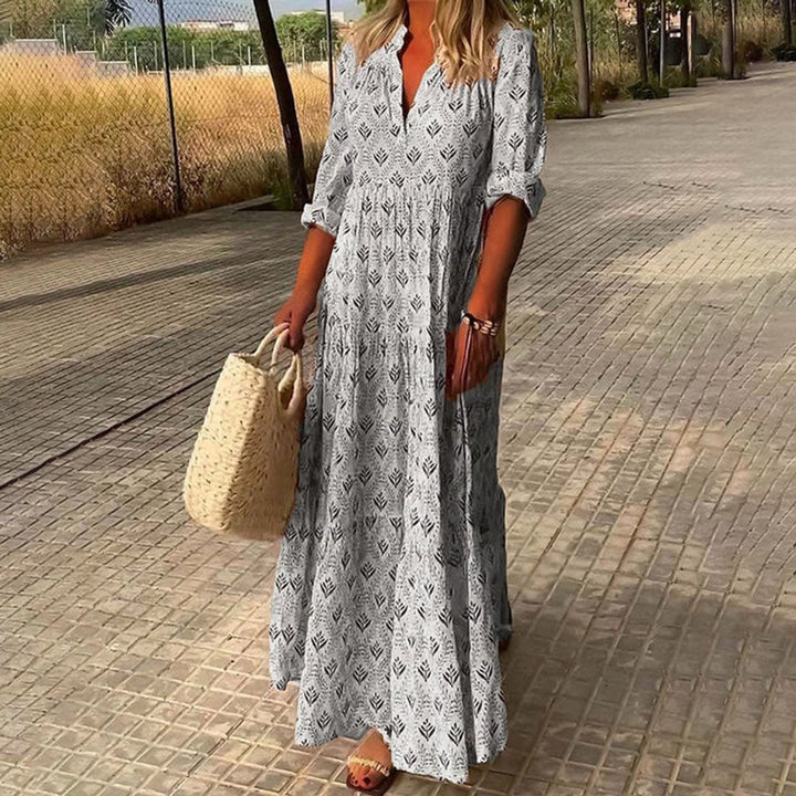 Floral Tiered Maxi Dress