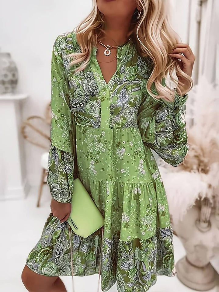 Floral Boho Mini Party Dress