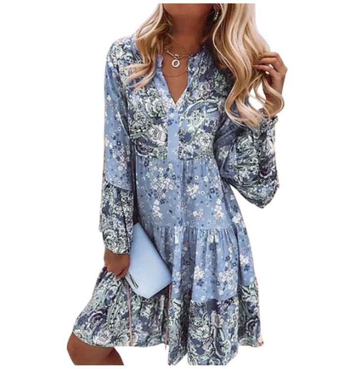 Floral Boho Mini Party Dress