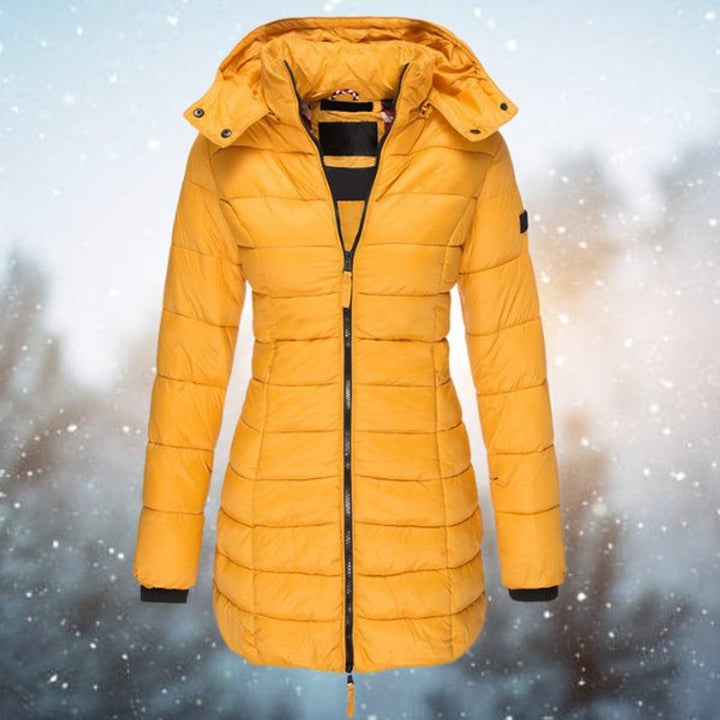 Longline Hooded Quilted Puffer Coat