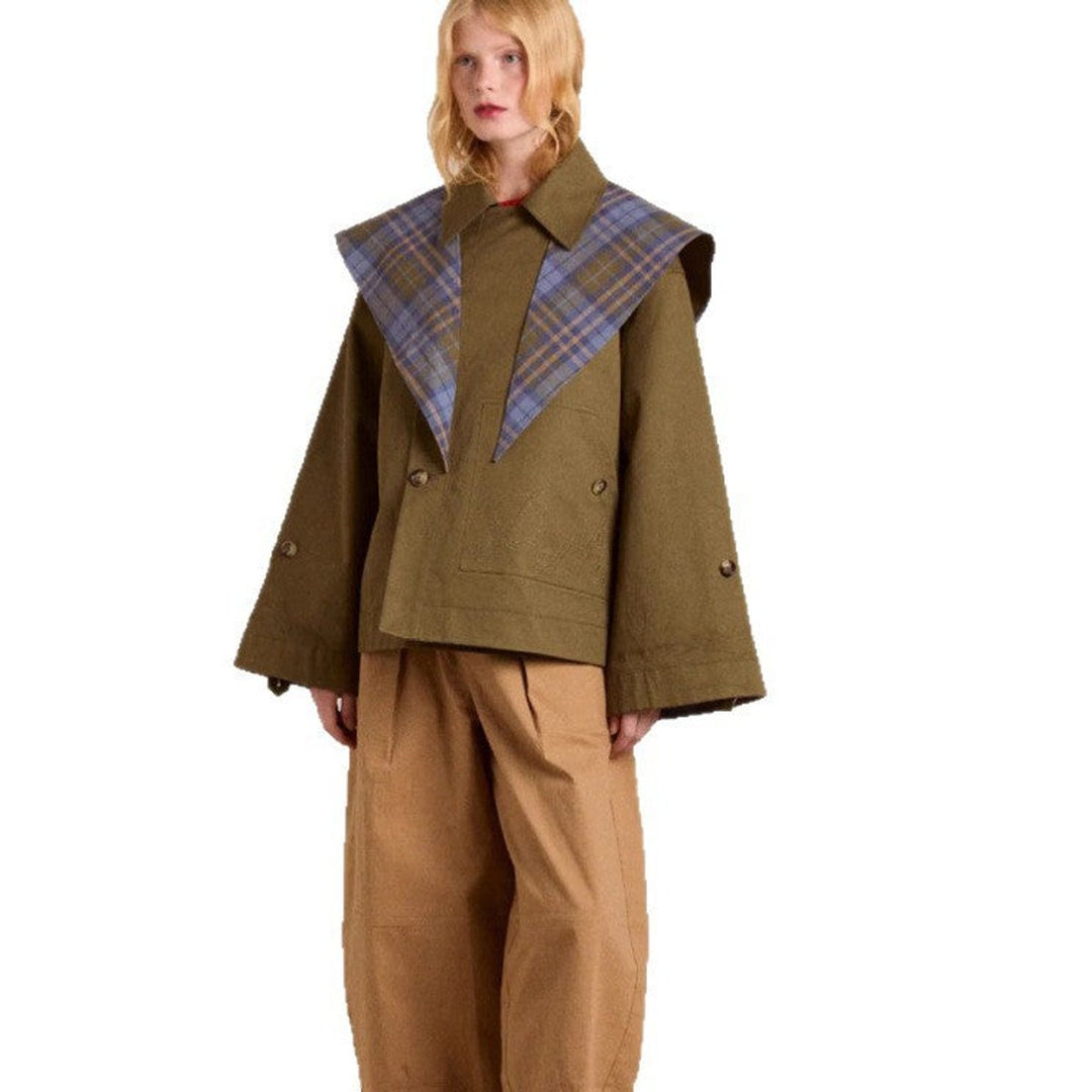 Oversized Double-Breasted Trench Coat