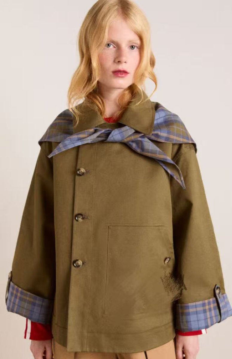 Oversized Double-Breasted Trench Coat