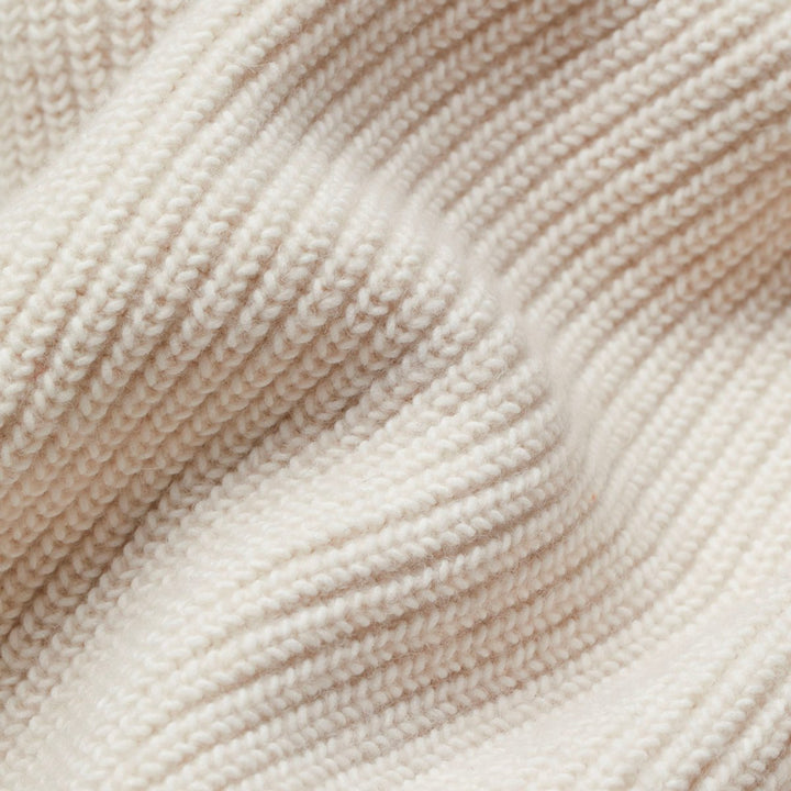 Oversized Knitted Cardigan with Scarf Detail