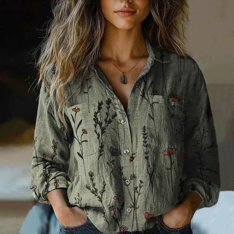Paisley Print Bohemian Shirt