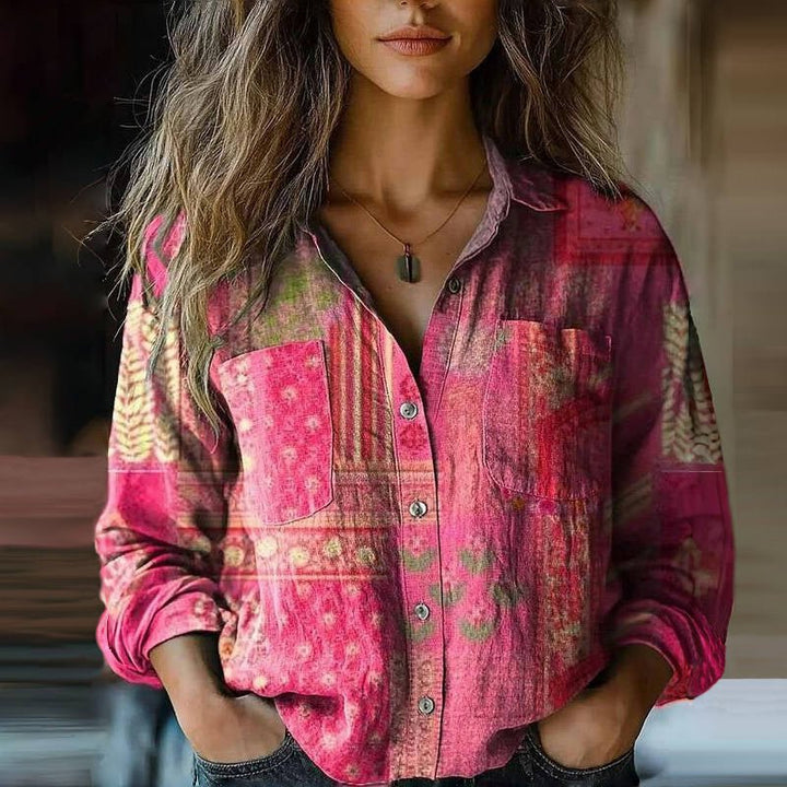 Paisley Print Bohemian Shirt