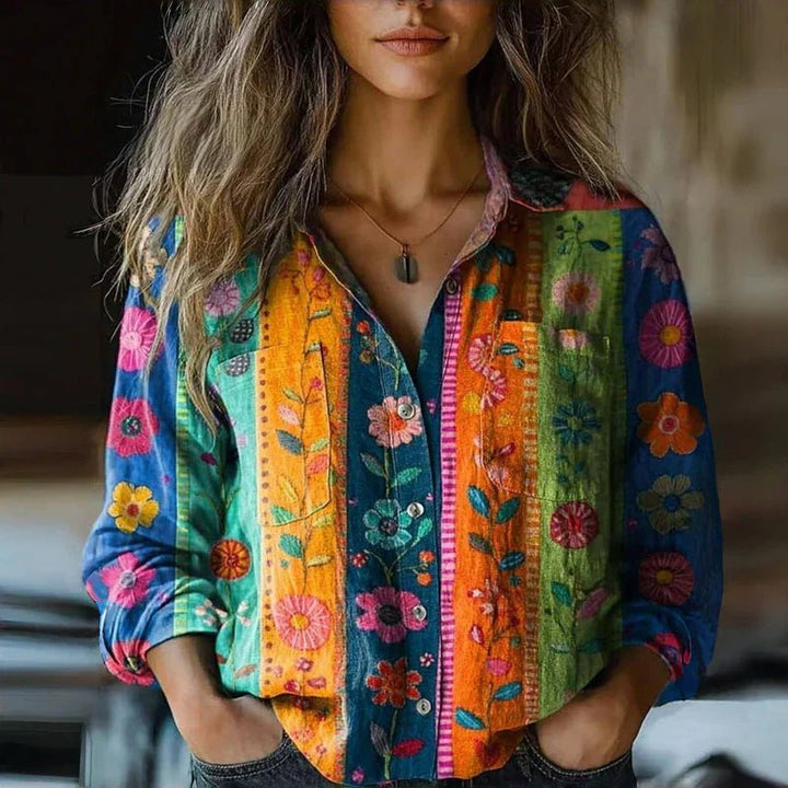 Paisley Print Bohemian Shirt