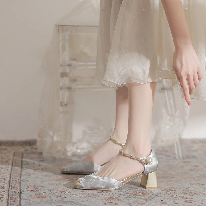 Zephyra - Chunky Heel Sandals Elegant