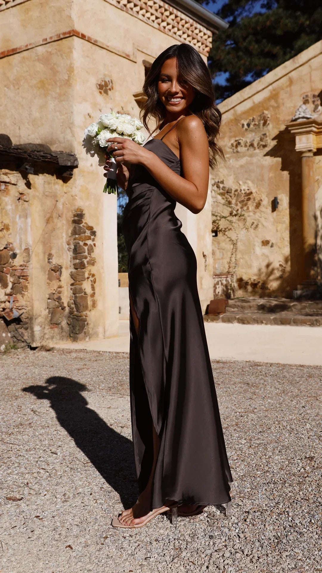 Satin Slip Maxi Dress