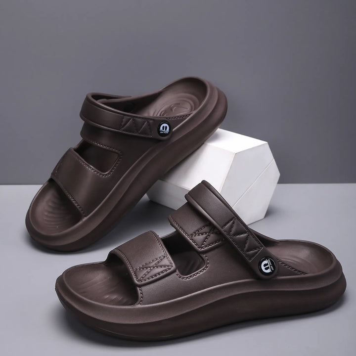 Pair of dark brown Zykos men&
